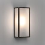 Astro Lighting 1183026 Messina 160 Frosted 11 Bronze Wall Light